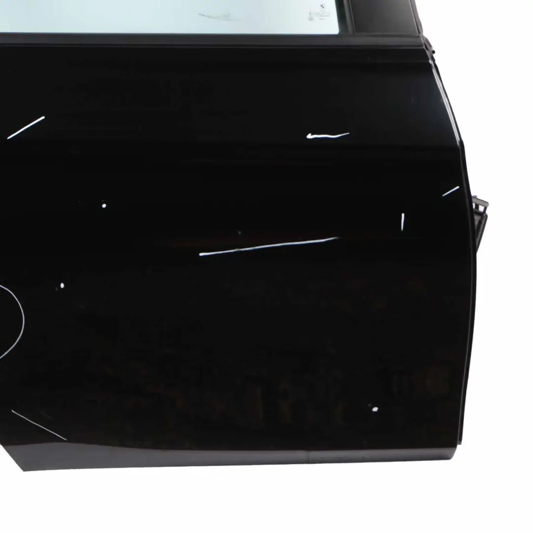 Right Door O/S Black Sapphire Metallic - 475 to BMW F30 Saloon Rear with Part number 7298514 BMW F30 Saloon Rear Right Door O/S Black Sapphire Metallic - 475 - SKU 7298514-BS1 - Part number 7298514