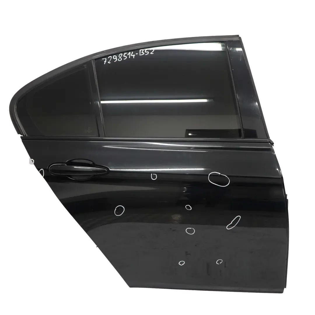 BMW 3 F30 Rear Right Door O/S Black Sapphire Metallic - 475 - SKU 7298514-BS2 - Part number 7298514