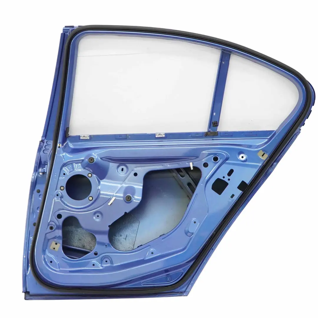 BMW F30 Limousine Tür hinten rechts Estorilblau Estoril Blau Metallic - B45 - SKU 7298514-EB1 - Teilenummer 7298514