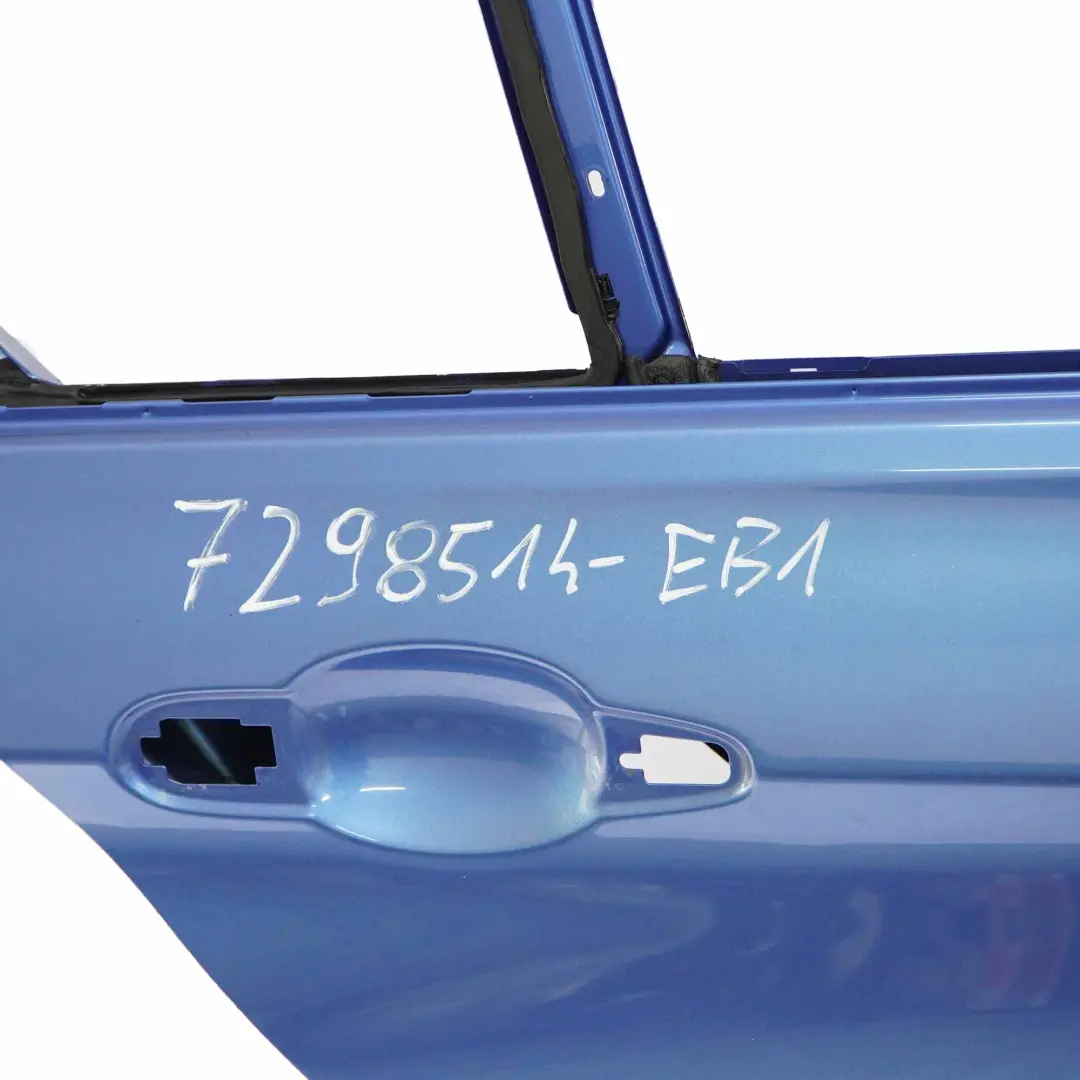 Door Rear Right O/S Estorilblau Estoril Blue Metallic - B45 to BMW F30 Saloon with Part number 7298514 BMW F30 Saloon Door Rear Right O/S Estorilblau Estoril Blue Metallic - B45 - SKU 7298514-EB1 - Part number 7298514