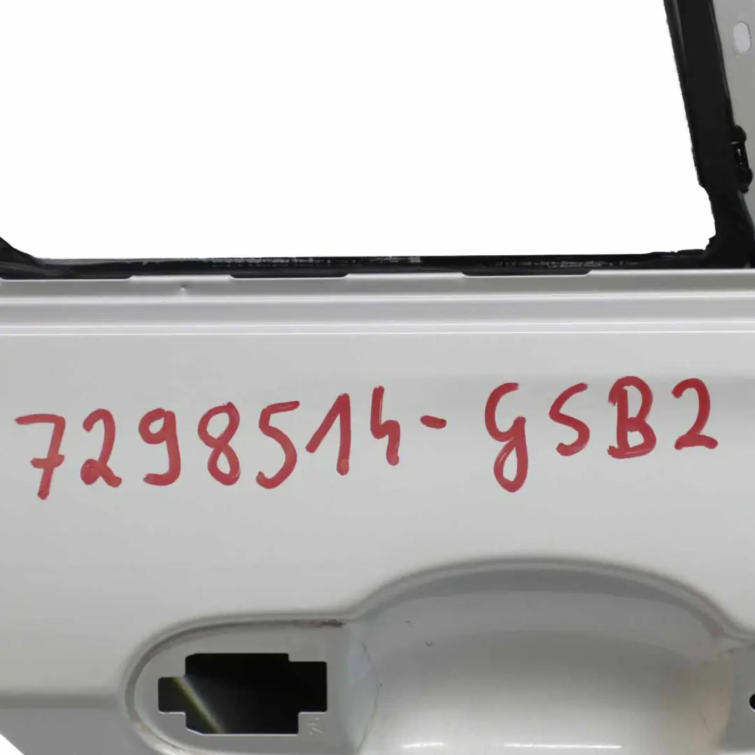 Porta posteriore destra Glacier Silber Argento Metallic - A83 per BMW F30 con numero di parte 7298514 BMW F30 Porta posteriore destra Glacier Silber Argento Metallic - A83 - SKU 7298514-GSB2 - Numero di parte 7298514