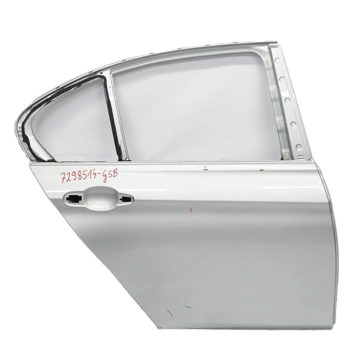 BMW F30 Rear Right Door O/S Glacier Silber Silver Metallic - A83