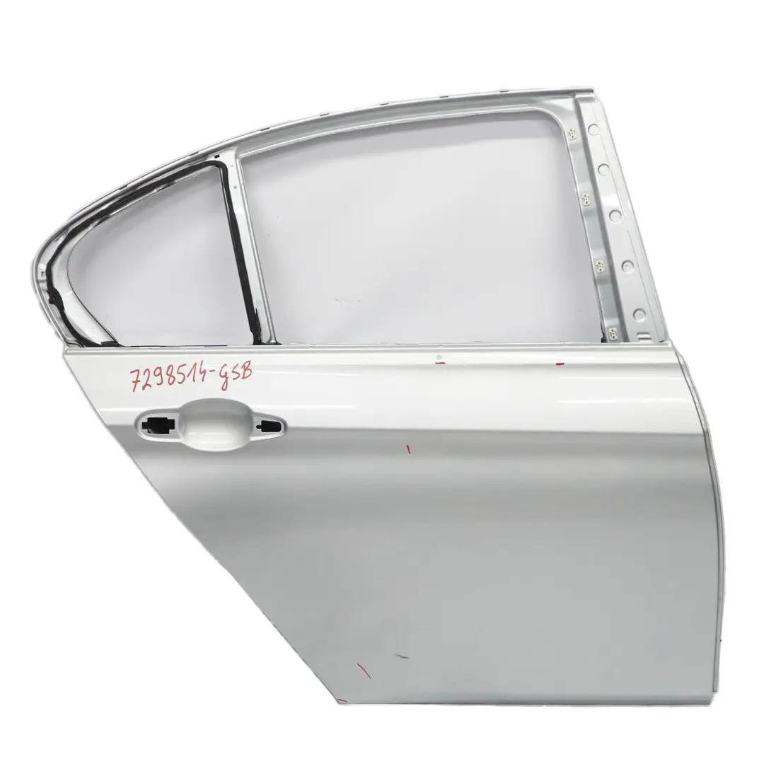 Tür hinten rechts Glacier Silber Silber Metallic - A83 für BMW F30 mit Teilenummer 7298514 BMW F30 Tür hinten rechts Glacier Silber Silber Metallic - A83 - SKU 7298514-GSB - Teilenummer 7298514