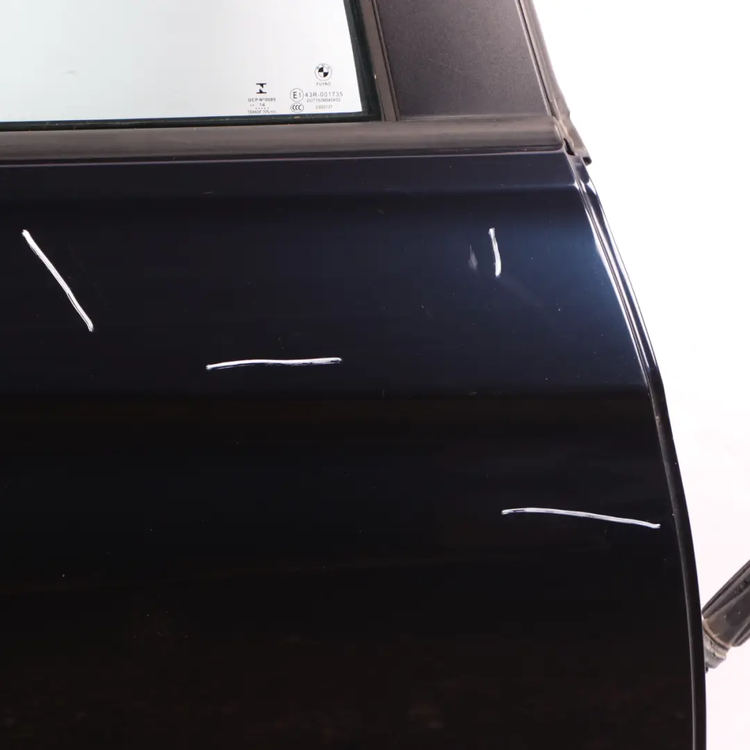 Door Rear Right O/S Imperial Blue Metallic - A89 to BMW F30 Saloon with Part number 7298514 BMW F30 Saloon Door Rear Right O/S Imperial Blue Metallic - A89 - SKU 7298514-IBB - Part number 7298514