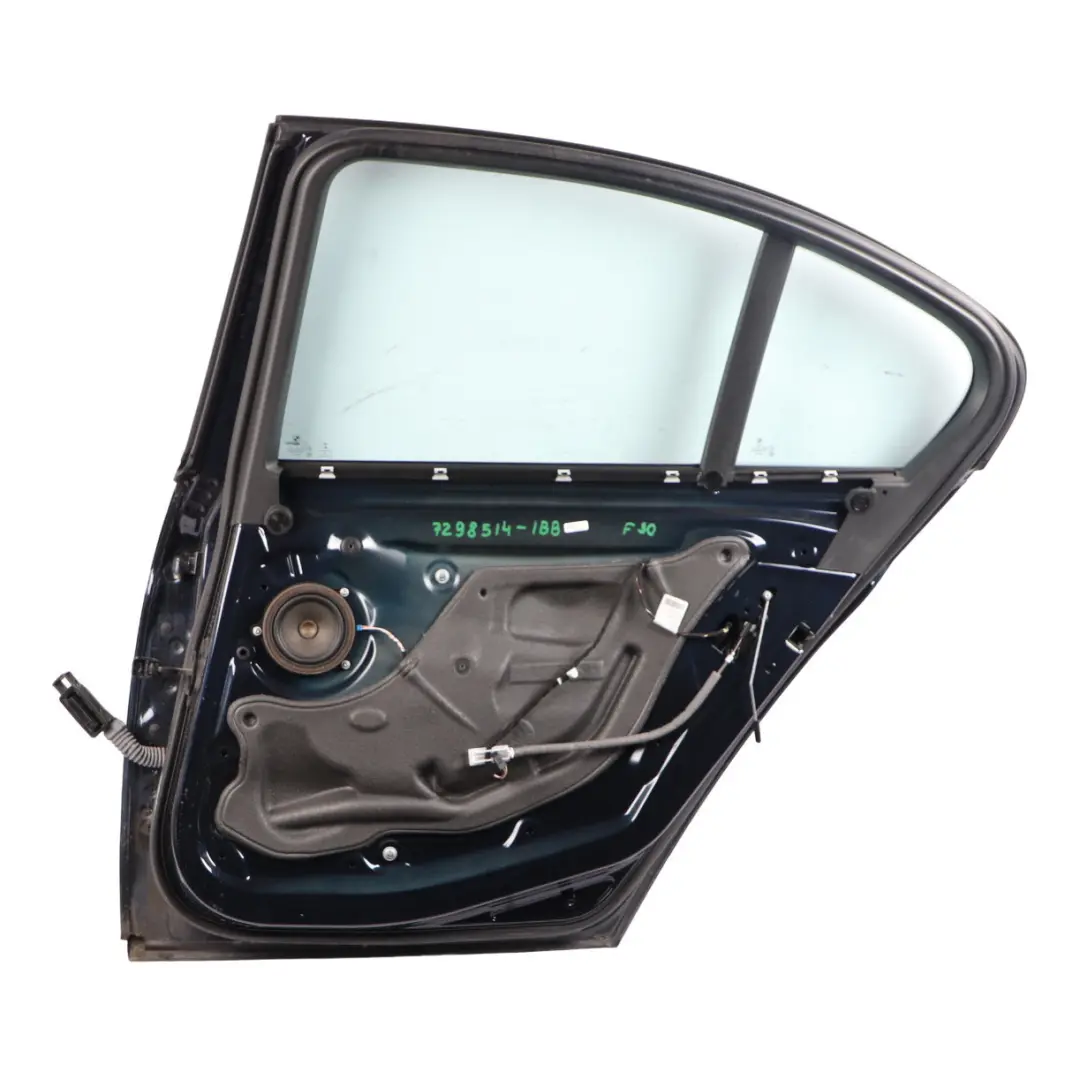 Door Rear Right O/S Imperial Blue Metallic - A89 to BMW F30 Saloon with Part number 7298514 BMW F30 Saloon Door Rear Right O/S Imperial Blue Metallic - A89 - SKU 7298514-IBB - Part number 7298514