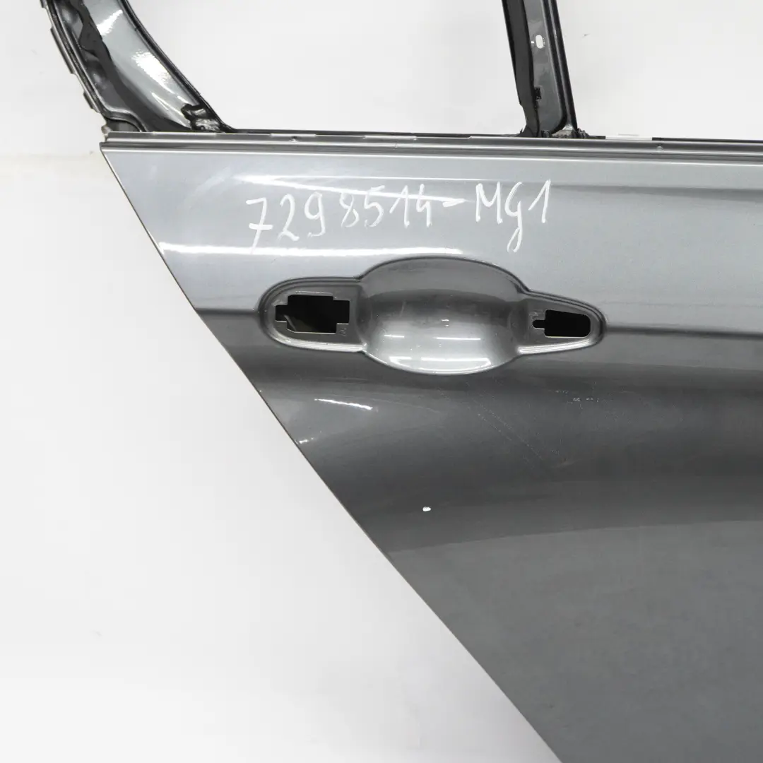 Right Door O/S Mineralgrau Mineral Grey Metallic - B39 to BMW F30 Rear with Part number 7298514 BMW F30 Rear Right Door O/S Mineralgrau Mineral Grey Metallic - B39 - SKU 7298514-MG1 - Part number 7298514