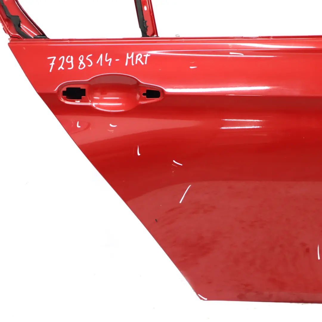 Right Door O/S Melbourne Rot Red Metallic - A75 to BMW F30 Rear with Part number 7298514 BMW F30 Rear Right Door O/S Melbourne Rot Red Metallic - A75 - SKU 7298514-MRT - Part number 7298514