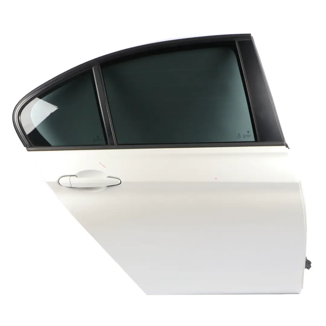 Right Door O/S Mineralweiss Mineral White Metallic - A96 to BMW F30 Rear with Part number 7298514 BMW F30 Rear Right Door O/S Mineralweiss Mineral White Metallic - A96 - SKU 7298514-MW - Part number 7298514