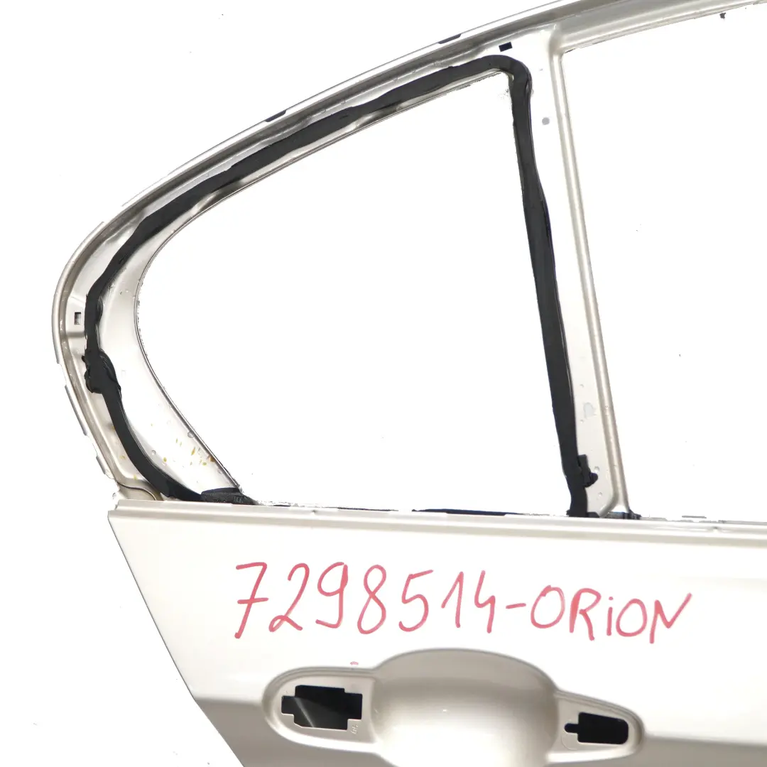 BMW F30 Puerta Trasera Derecha Orionsilber Orion Silver Metallic - A92 - SKU 7298514-ORION - Número de pieza 7298514