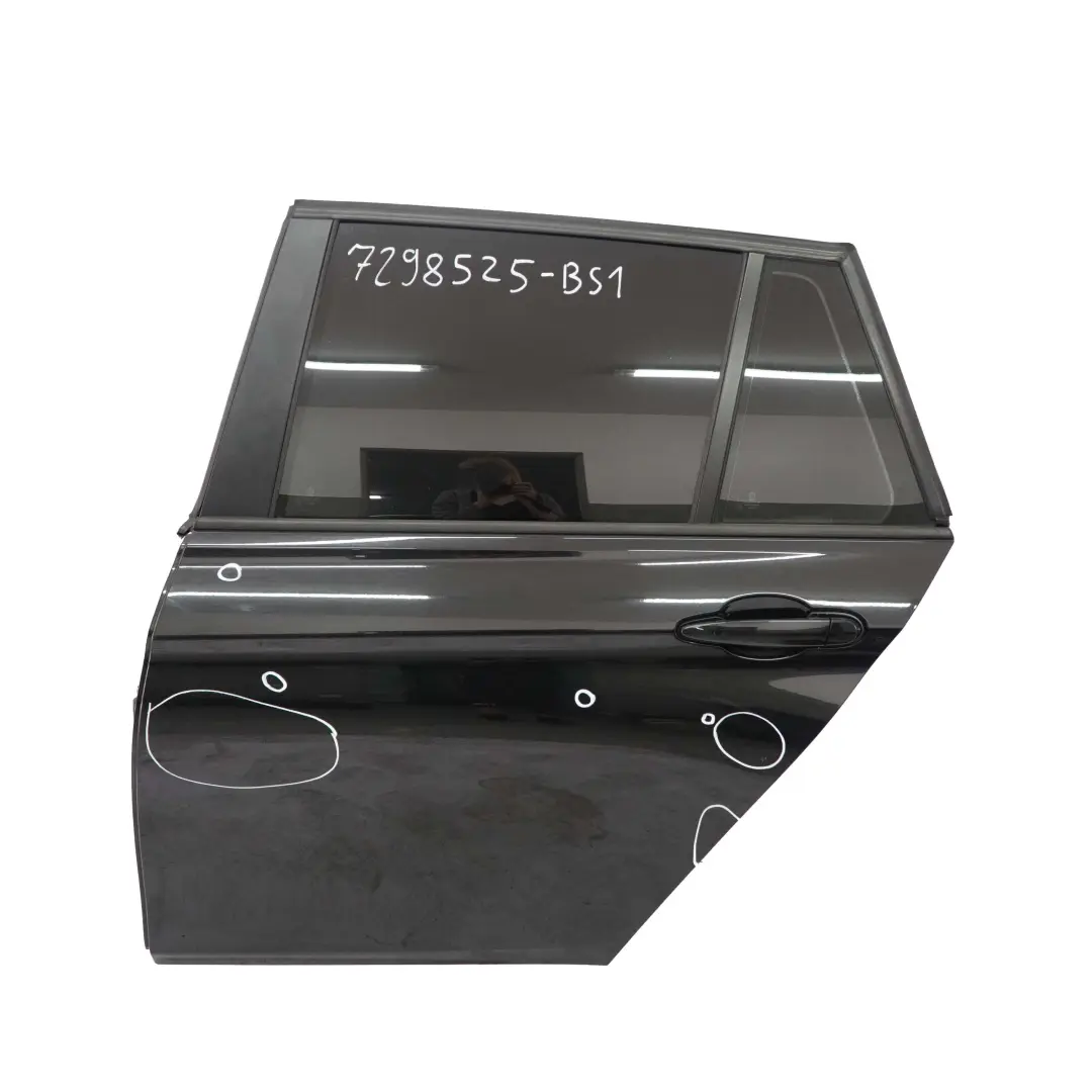 Door Rear Left N/S Touring Black Sapphire Metallic - 475 to BMW F31 with Part number 7298525 BMW F31 Door Rear Left N/S Touring Black Sapphire Metallic - 475 - SKU 7298525-BS1 - Part number 7298525