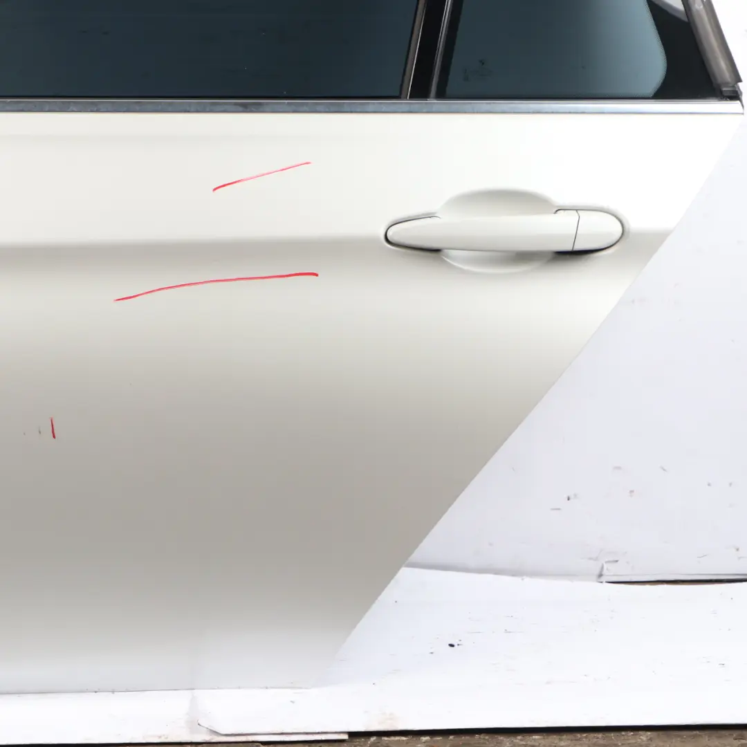 BMW F31 Door Rear Left N/S Touring Mineralweiss Mineral White - A96 - SKU 7298525-MW - Part number 7298525