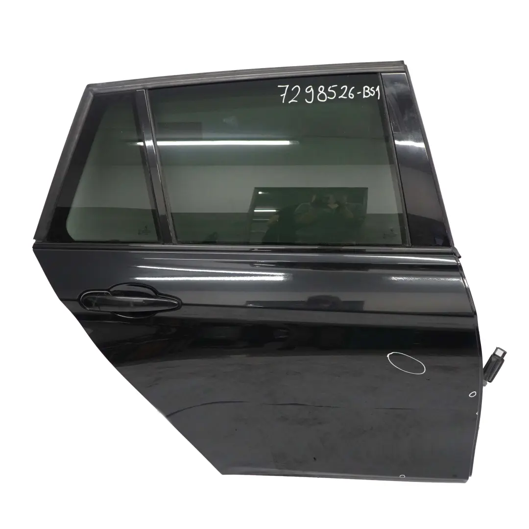 Door Rear Right O/S Touring Black Sapphire Metallic - 475 to BMW F31 with Part number 7298525 BMW F31 Door Rear Right O/S Touring Black Sapphire Metallic - 475 - SKU 7298526-BS1 - Part number 7298525