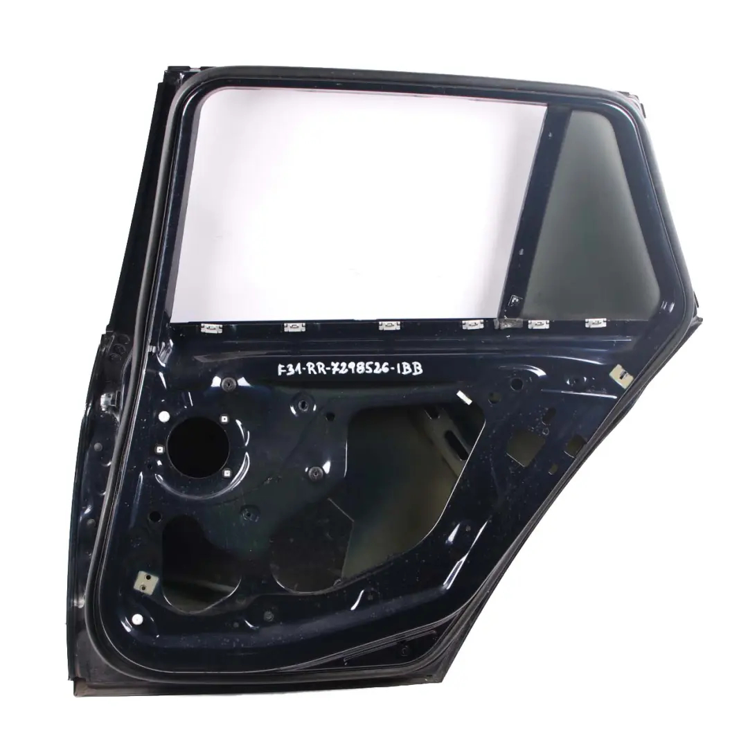 Door Rear Right O/S Touring Imperial Blue Brilliant Metallic - A89 to BMW F31 with Part number 7298526 BMW F31 Door Rear Right O/S Touring Imperial Blue Brilliant Metallic - A89 - SKU 7298526-IBB - Part number 7298526