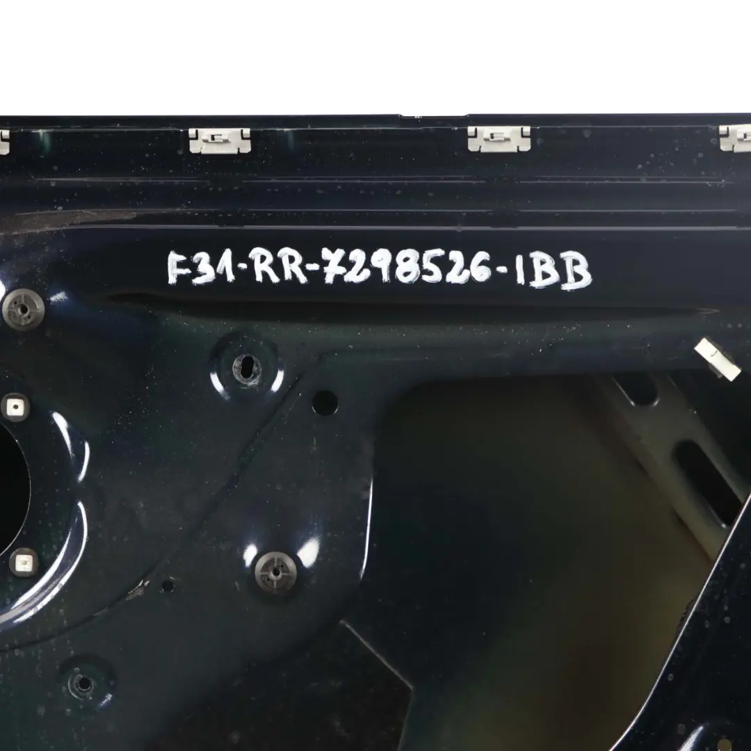 Door Rear Right O/S Touring Imperial Blue Brilliant Metallic - A89 to BMW F31 with Part number 7298526 BMW F31 Door Rear Right O/S Touring Imperial Blue Brilliant Metallic - A89 - SKU 7298526-IBB - Part number 7298526