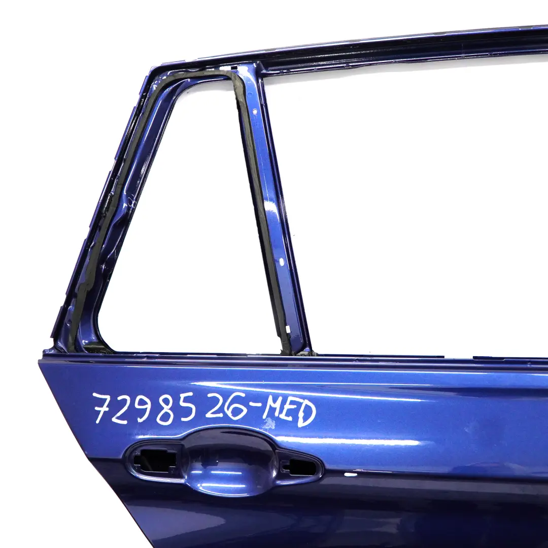 Tür hinten rechts Touring Mediterranean Blue Blau Metallic - C10 für BMW F31 mit Teilenummer 7298526 BMW F31 Tür hinten rechts Touring Mediterranean Blue Blau Metallic - C10 - SKU 7298526-MED - Teilenummer 7298526