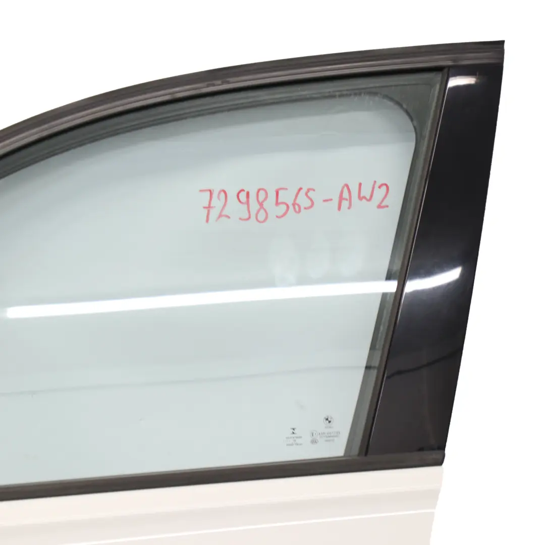 BMW F30 F31 Porte avant gauche Alpinweiss Alpine White 3 - 300 - SKU 7298565-AW2 - Numéro de pièce 7298565