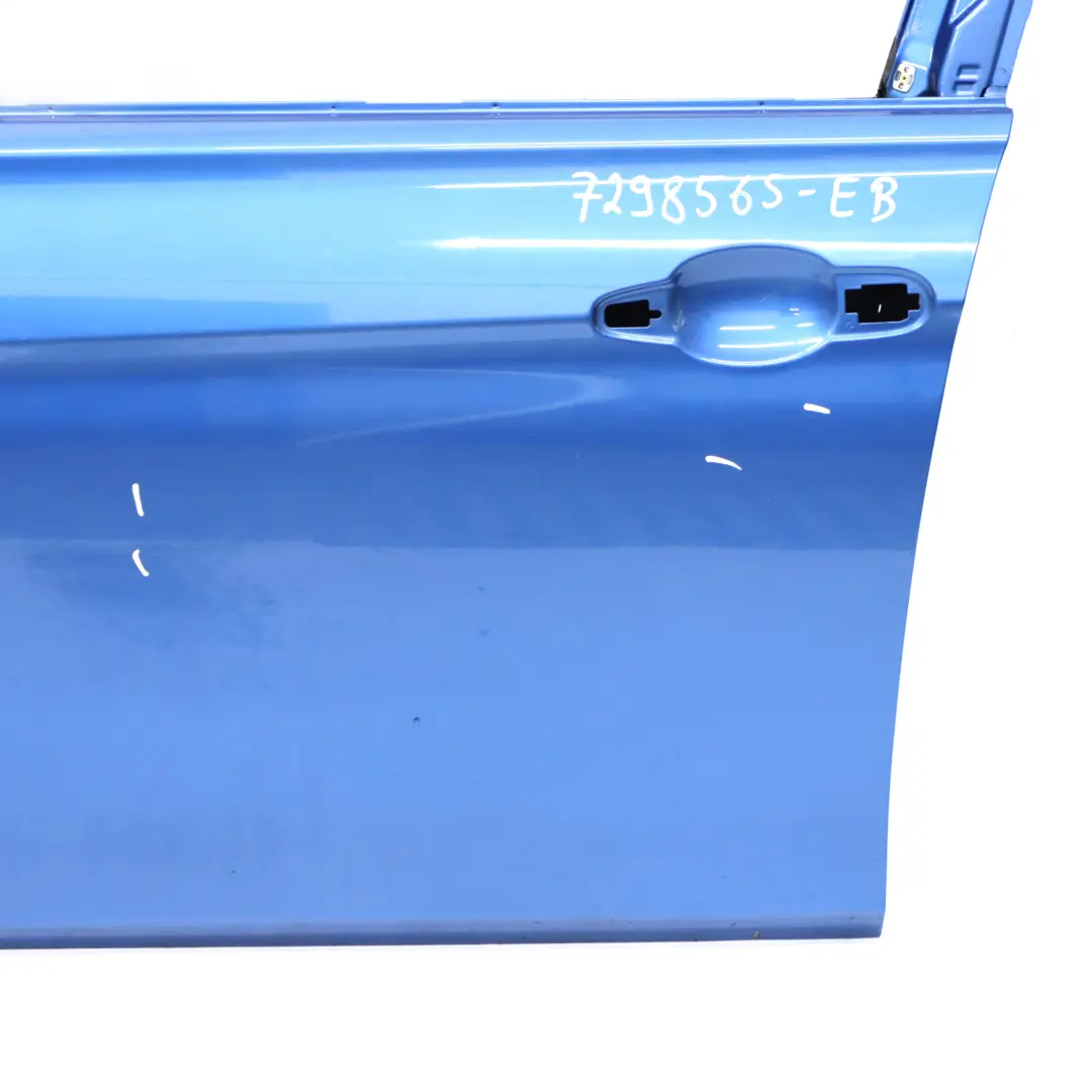 BMW F30 F31 Front Left Door N/S Estorilblau Estoril Blue II Metallic - B45 - SKU 7298565-EB - Part number 7298565
