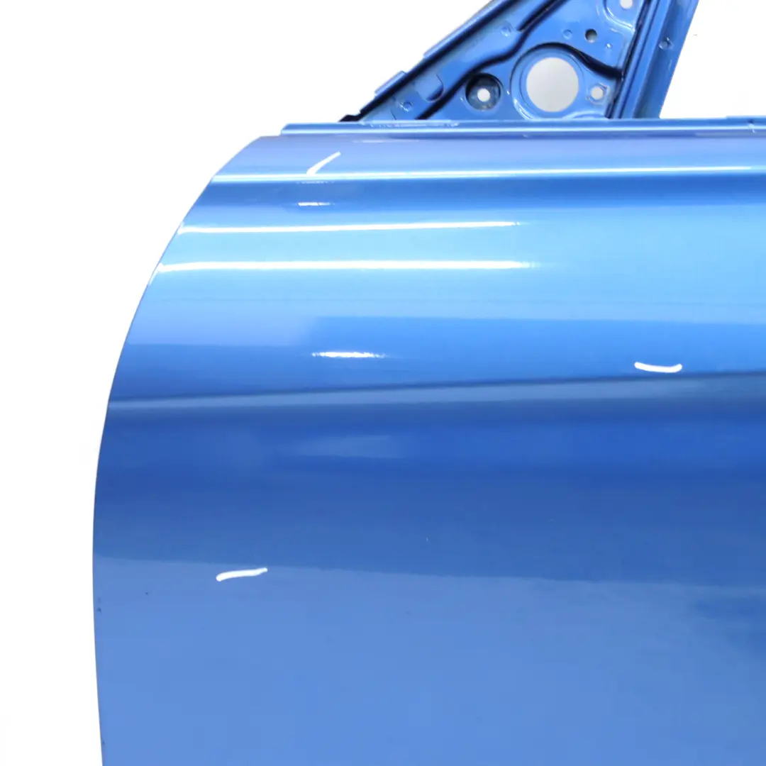 Front Left Door N/S Estorilblau Estoril Blue II Metallic - B45 to BMW F30 F31 with Part number 7298565 BMW F30 F31 Front Left Door N/S Estorilblau Estoril Blue II Metallic - B45 - SKU 7298565-EB - Part number 7298565