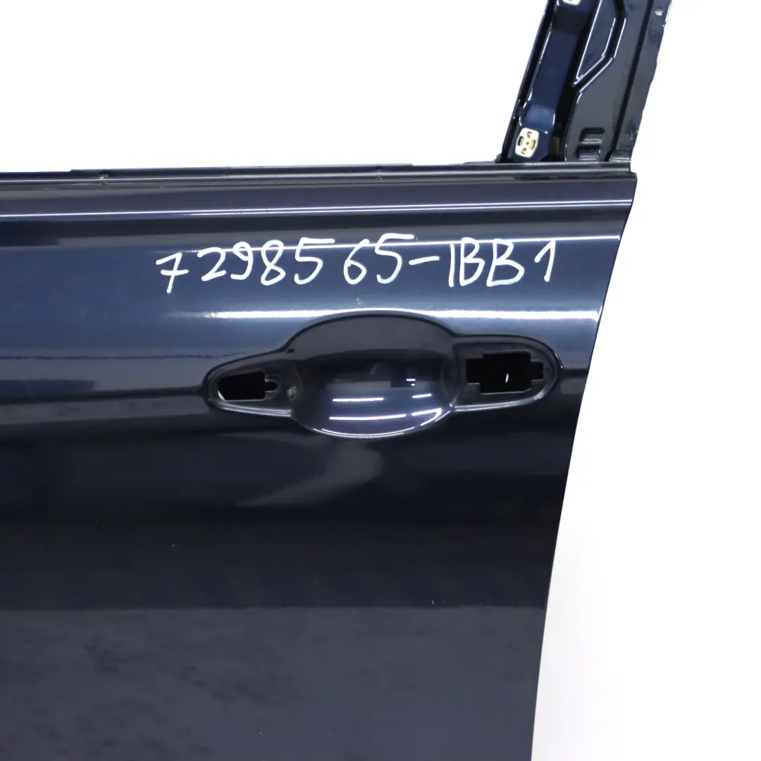 BMW F30 F31 Front Left Door N/S Imperial Blau Brillant Blue Metallic - A89 - SKU 7298565-IBB1 - Part number 7298565