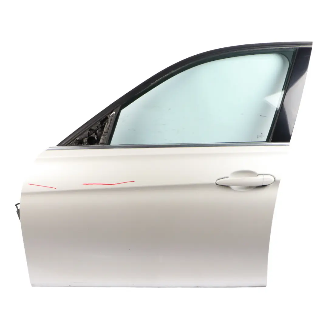 Front Left Door N/S Mineralweiss Mineral White - A96 to BMW F30 F31 with Part number 7298565 BMW F30 F31 Front Left Door N/S Mineralweiss Mineral White - A96 - SKU 7298565-MW - Part number 7298565
