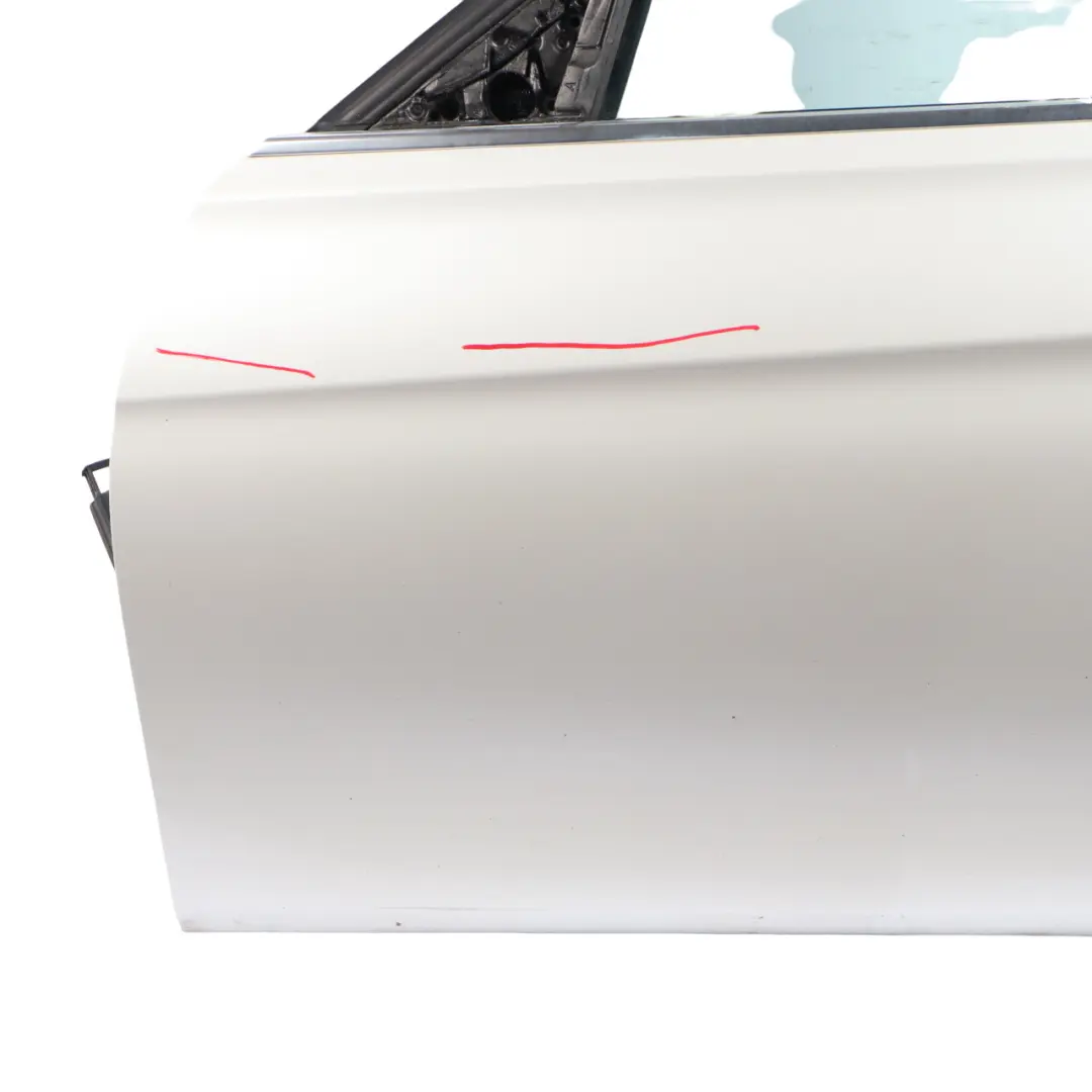 BMW F30 F31 Front Left Door N/S Mineralweiss Mineral White - A96 - SKU 7298565-MW - Part number 7298565