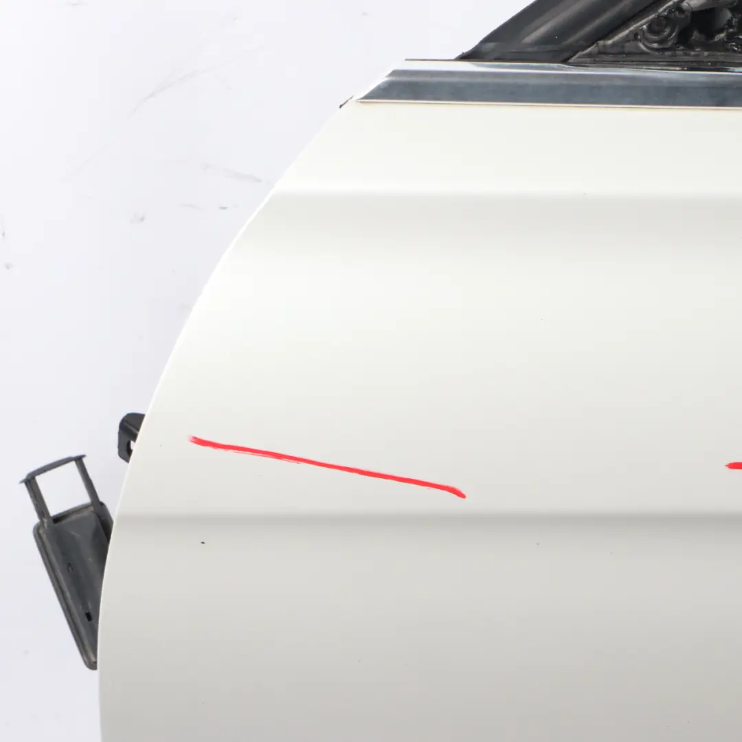 BMW F30 F31 Front Left Door N/S Mineralweiss Mineral White - A96 - SKU 7298565-MW - Part number 7298565