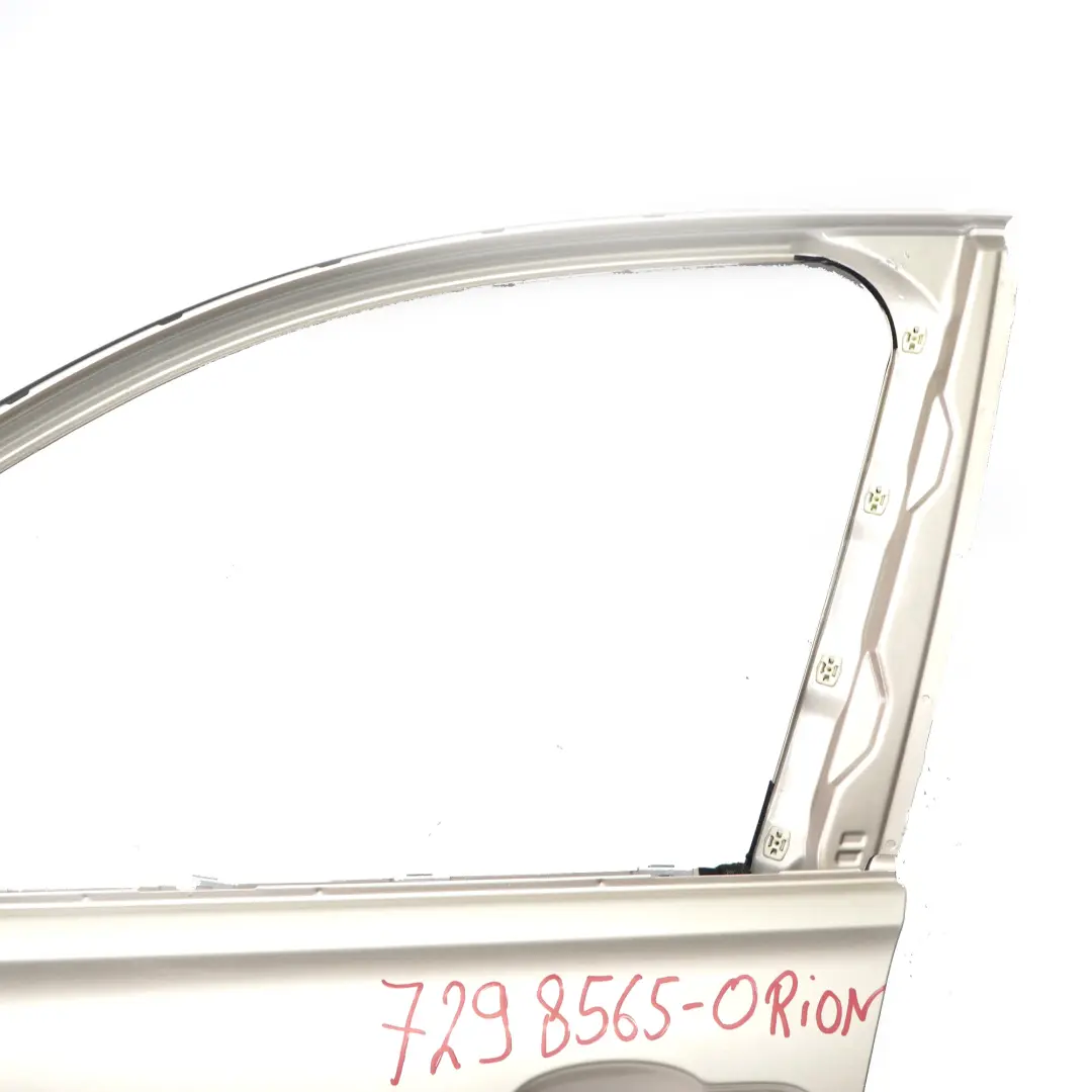 BMW F30 F31 Front Left Door N/S Orionsilber Orion Silver Metallic - A92 - SKU 7298565-ORION - Part number 7298565