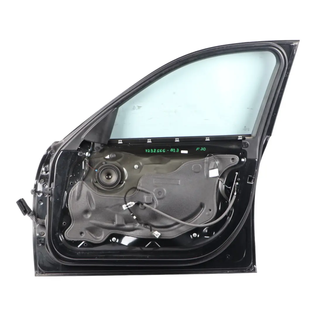 BMW F30 F31 Door Front Right O/S Black Sapphire Metallic - 475 - SKU 7298566-BS3 - Part number 7298566