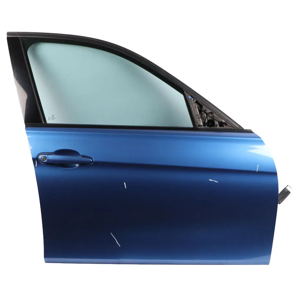 Front Right Door O/S Estorilblau Estoril Blue Metallic - B45 to BMW F30 F31 with Part number 7298566 BMW F30 F31 Front Right Door O/S Estorilblau Estoril Blue Metallic - B45 - SKU 7298566-EB - Part number 7298566