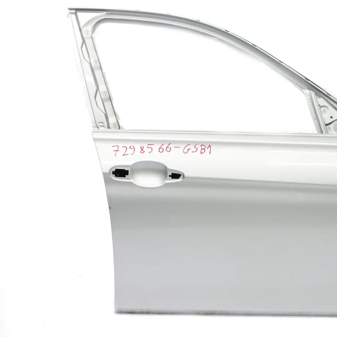 Puerta Delantera Derecha Glacier Silber Silver Metallic - A83 para BMW F30 F31 con número de pieza 7298566 BMW F30 F31 Puerta Delantera Derecha Glacier Silber Silver Metallic - A83 - SKU 7298566-GSB1 - Número de pieza 7298566