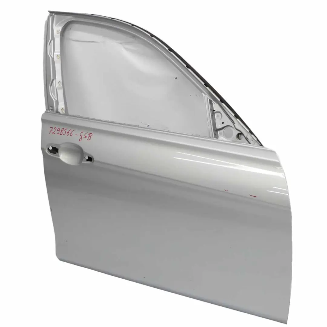 Front Right Door O/S Glacier Silber Silver Metallic - A83 to BMW F30 F31 with Part number 7298566 BMW F30 F31 Front Right Door O/S Glacier Silber Silver Metallic - A83 - SKU 7298566-GSB - Part number 7298566