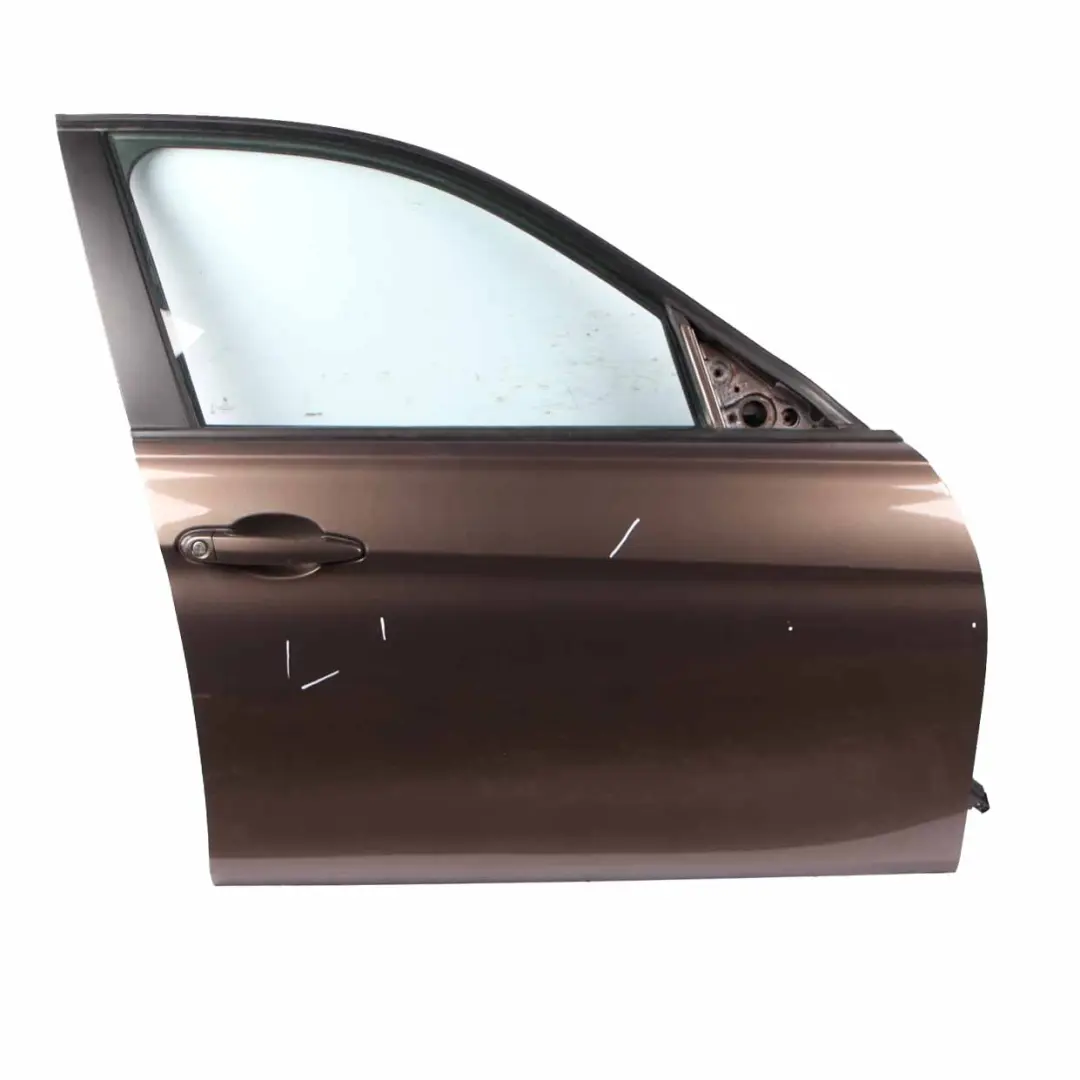 Door Front Right O/S BMW F30 F31 Sparkling Bronze Metallic - B06 to with Part number 7298566 Door Front Right O/S BMW F30 F31 Sparkling Bronze Metallic - B06 - SKU 7298566-SPB - Part number 7298566