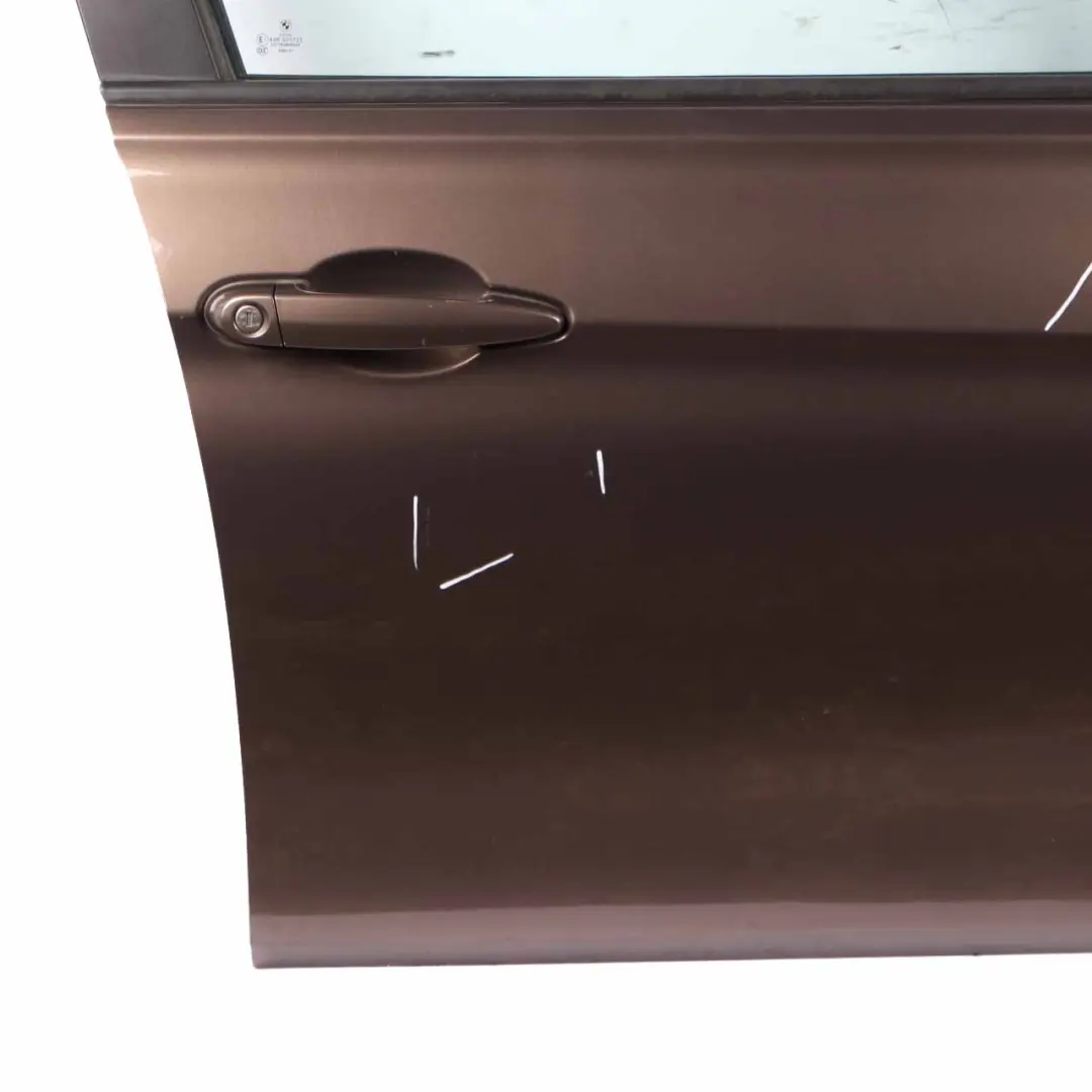 Door Front Right O/S BMW F30 F31 Sparkling Bronze Metallic - B06 to with Part number 7298566 Door Front Right O/S BMW F30 F31 Sparkling Bronze Metallic - B06 - SKU 7298566-SPB - Part number 7298566