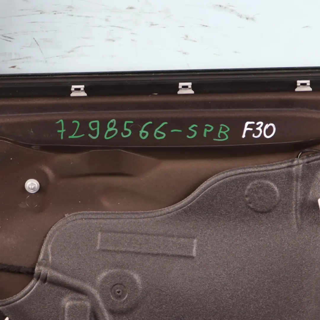 Door Front Right O/S BMW F30 F31 Sparkling Bronze Metallic - B06 to with Part number 7298566 Door Front Right O/S BMW F30 F31 Sparkling Bronze Metallic - B06 - SKU 7298566-SPB - Part number 7298566