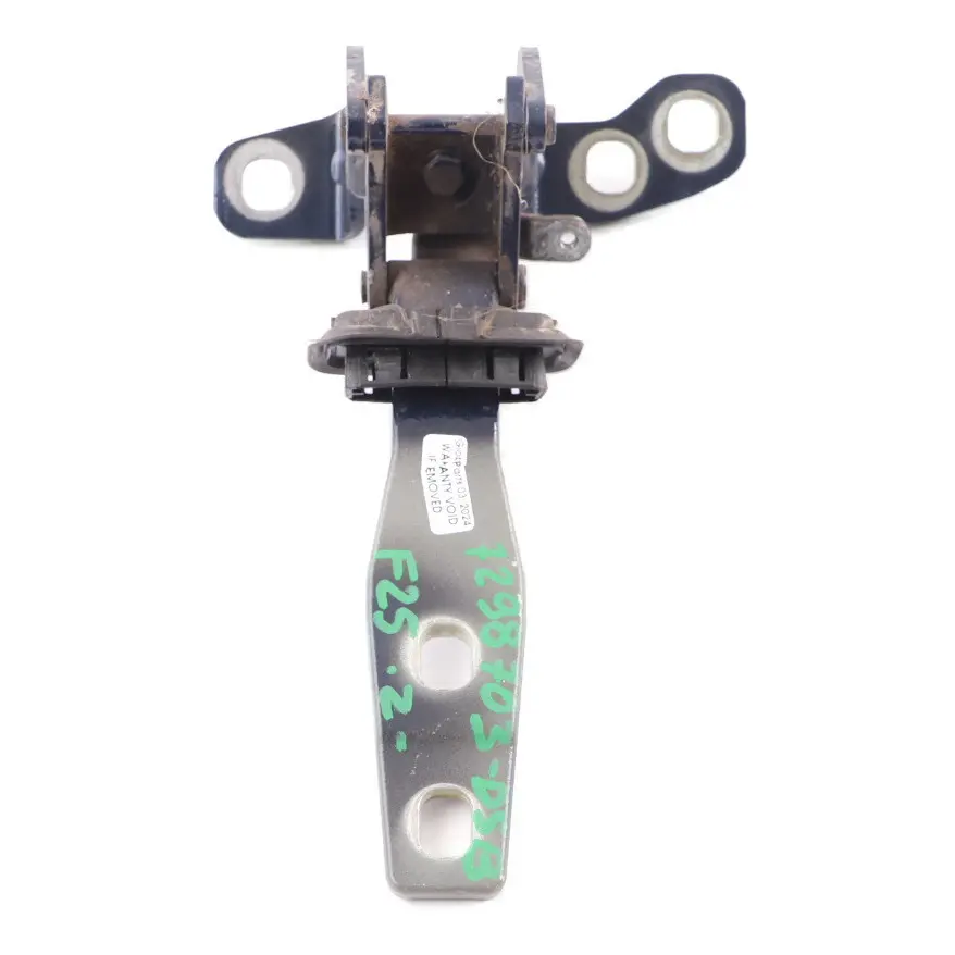 Boot Hinge Trunk Lid Tailgate Left N/S Tiefseeblau - A76 to BMW X3 F25 with Part number 7298703 BMW X3 F25 Boot Hinge Trunk Lid Tailgate Left N/S Tiefseeblau - A76 - SKU 7298703-DSB - Part number 7298703