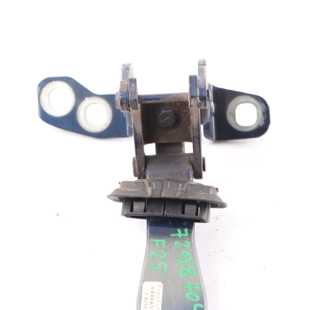 Boot Hinge Trunk Lid Tailgate Right O/S Tiefseeblau - A76 to BMW X3 F25 with Part number 7298704 BMW X3 F25 Boot Hinge Trunk Lid Tailgate Right O/S Tiefseeblau - A76 - SKU 7298704-DSB - Part number 7298704