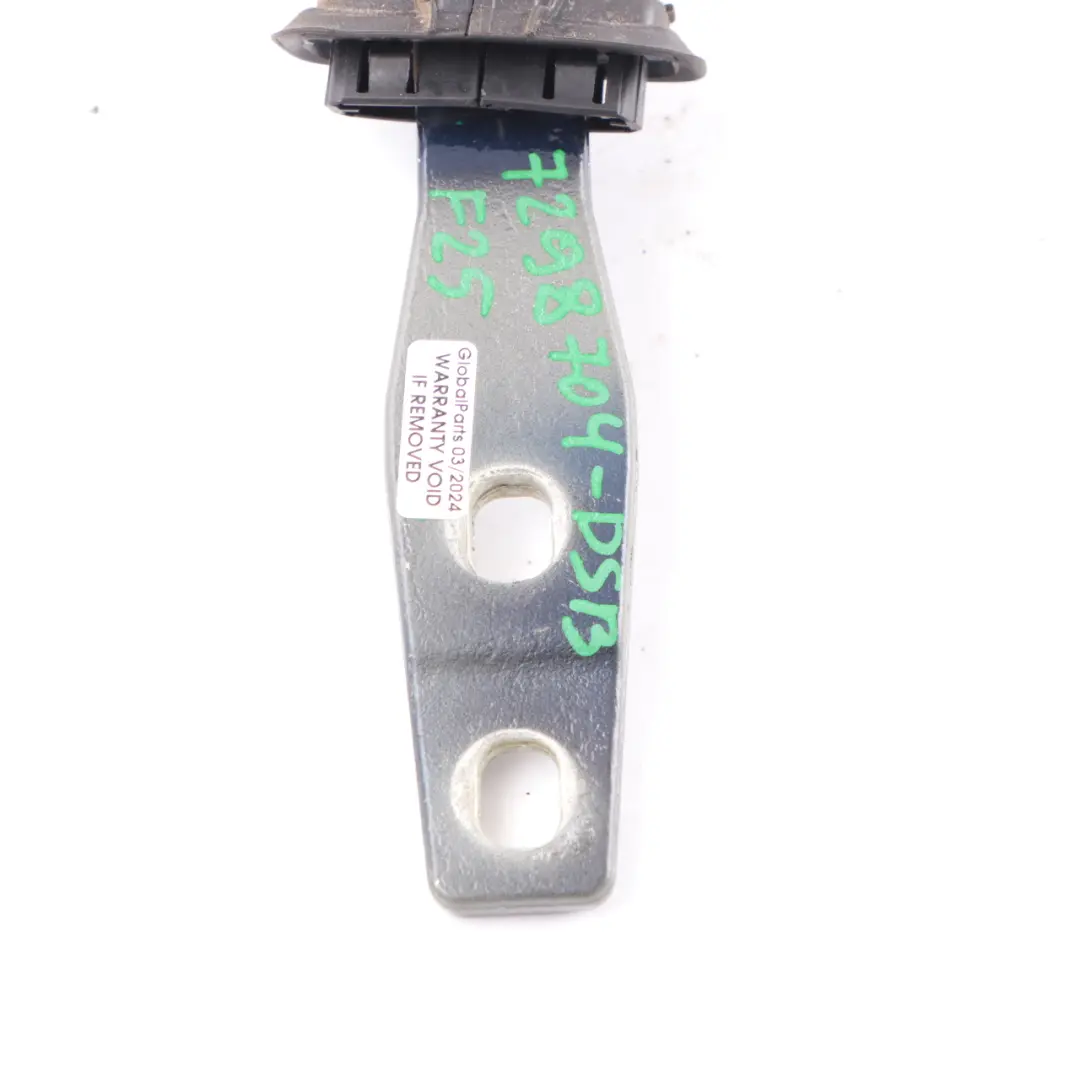 Boot Hinge Trunk Lid Tailgate Right O/S Tiefseeblau - A76 to BMW X3 F25 with Part number 7298704 BMW X3 F25 Boot Hinge Trunk Lid Tailgate Right O/S Tiefseeblau - A76 - SKU 7298704-DSB - Part number 7298704