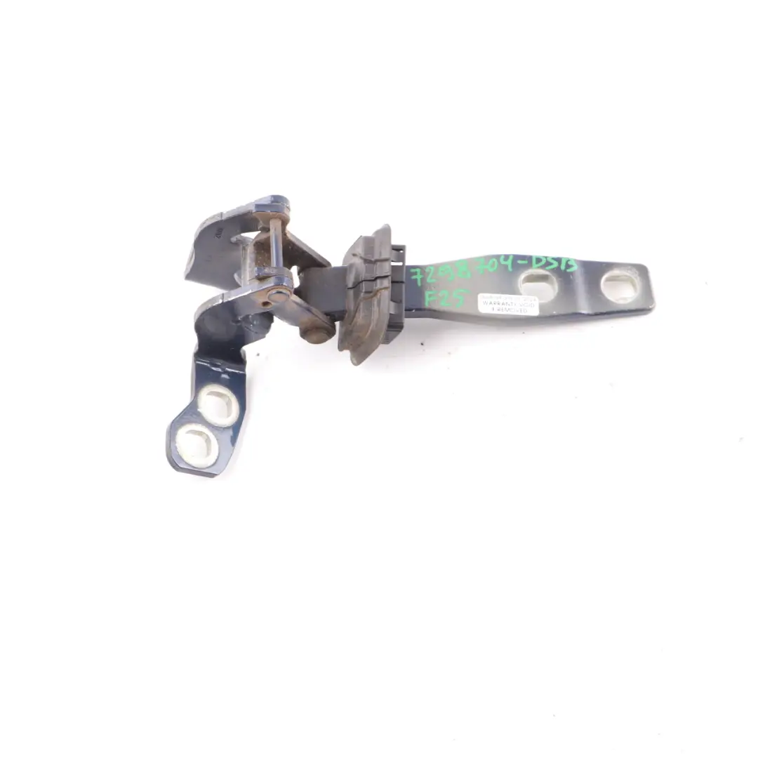 Boot Hinge Trunk Lid Tailgate Right O/S Tiefseeblau - A76 to BMW X3 F25 with Part number 7298704 BMW X3 F25 Boot Hinge Trunk Lid Tailgate Right O/S Tiefseeblau - A76 - SKU 7298704-DSB - Part number 7298704