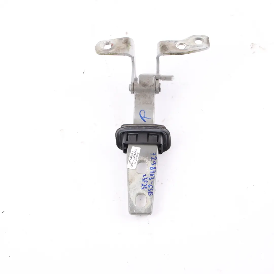 BMW X3 F25 Boot Hinge Trunk Lid Tailgate Right O/S Glacier Silver - A83 - SKU 7298704-GSB - Part number 7298704