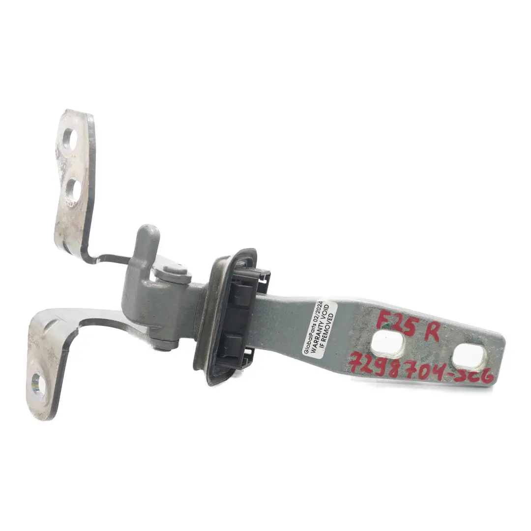 BMW X3 F25 Kofferraumscharnier Heckklappe Rechts Space Grau - A52 - SKU 7298704-SCG - Teilenummer 7298704