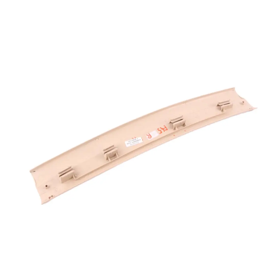 Door Entrance Cover BMW F45 Right O/S Inner Trim Strip Canberra Beige to with Part number 7298842 Door Entrance Cover BMW F45 Right O/S Inner Trim Strip Canberra Beige - SKU 7298842 - Part number 7298842