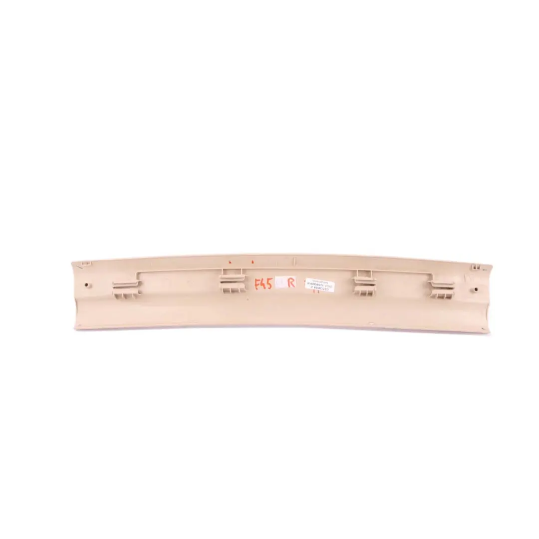 Door Entrance Cover BMW F45 Right O/S Inner Trim Strip Canberra Beige to with Part number 7298842 Door Entrance Cover BMW F45 Right O/S Inner Trim Strip Canberra Beige - SKU 7298842 - Part number 7298842