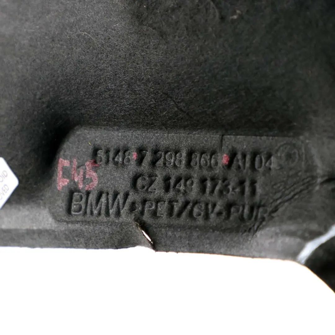 BMW 2 F45 F46 Pannello isolamento acustico cofano motore - SKU 7298866 - Numero di parte 7298866