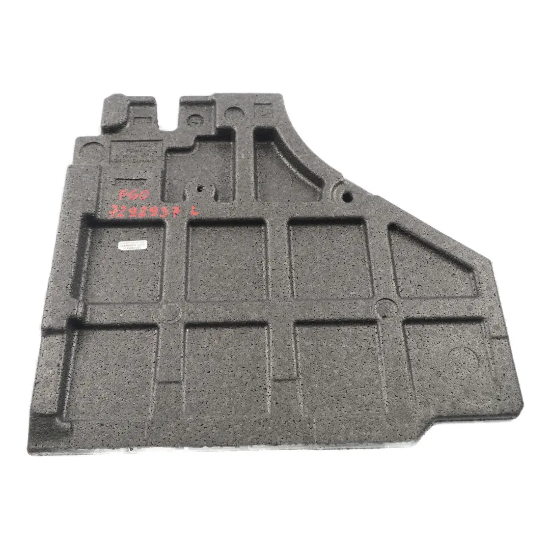 Inserto in schiuma Pannello anteriore sinistro per BMW F45 Mini F60 con numero di parte 7298937 BMW F45 Mini F60 Inserto in schiuma Pannello anteriore sinistro - SKU 7298937 - Numero di parte 7298937