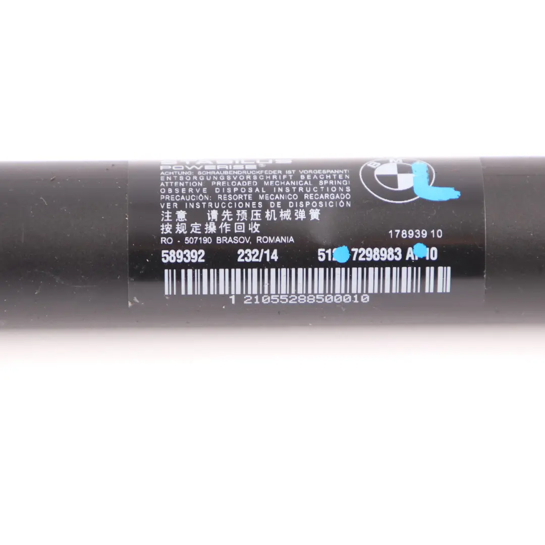 BMW F34 Cerniera Pressurizzata Gas Portellone Coperchio Bagagliaio Sinistro - SKU 7298983 - Numero di parte 7298983