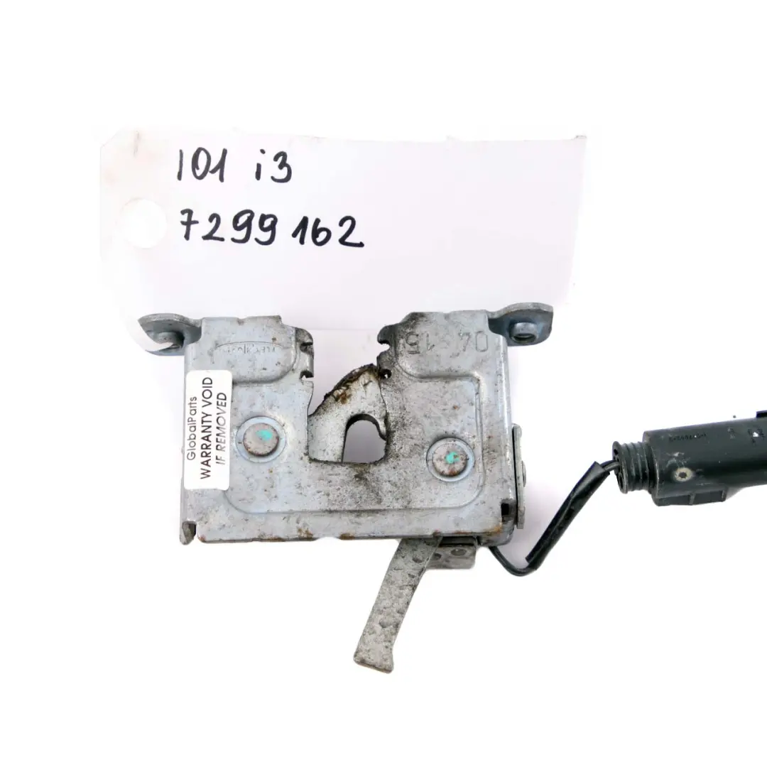 Blocco del cofano BMW i3 I01 Chiusura anteriore per con numero di parte 7299162 Blocco del cofano BMW i3 I01 Chiusura anteriore - SKU 7299162 - Numero di parte 7299162