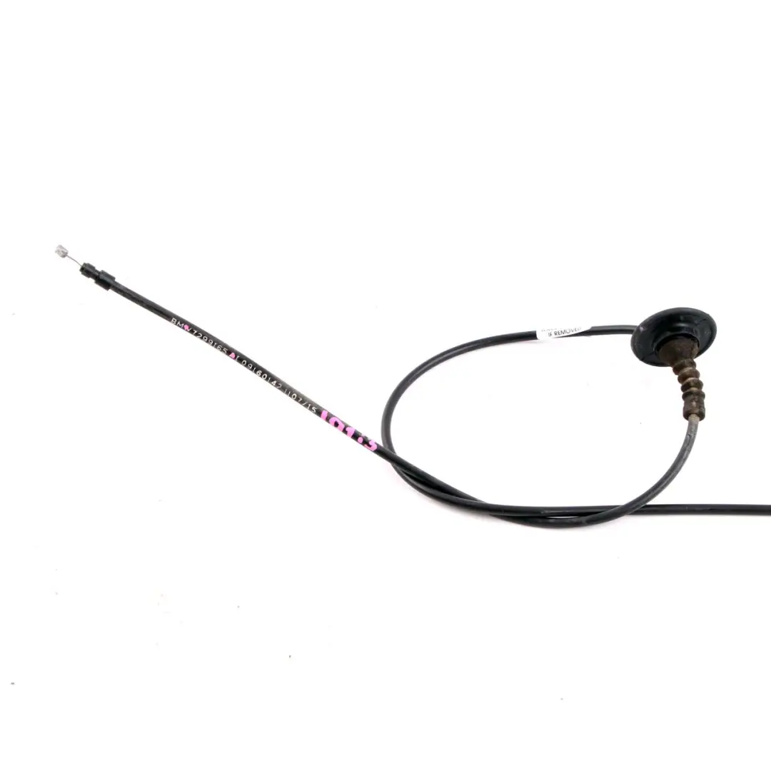 Bowden Cable BMW i3 I01 Engine Hood Bonnet Cable Rear to with Part number 7299165 Bowden Cable BMW i3 I01 Engine Hood Bonnet Cable Rear - SKU 7299165 - Part number 7299165