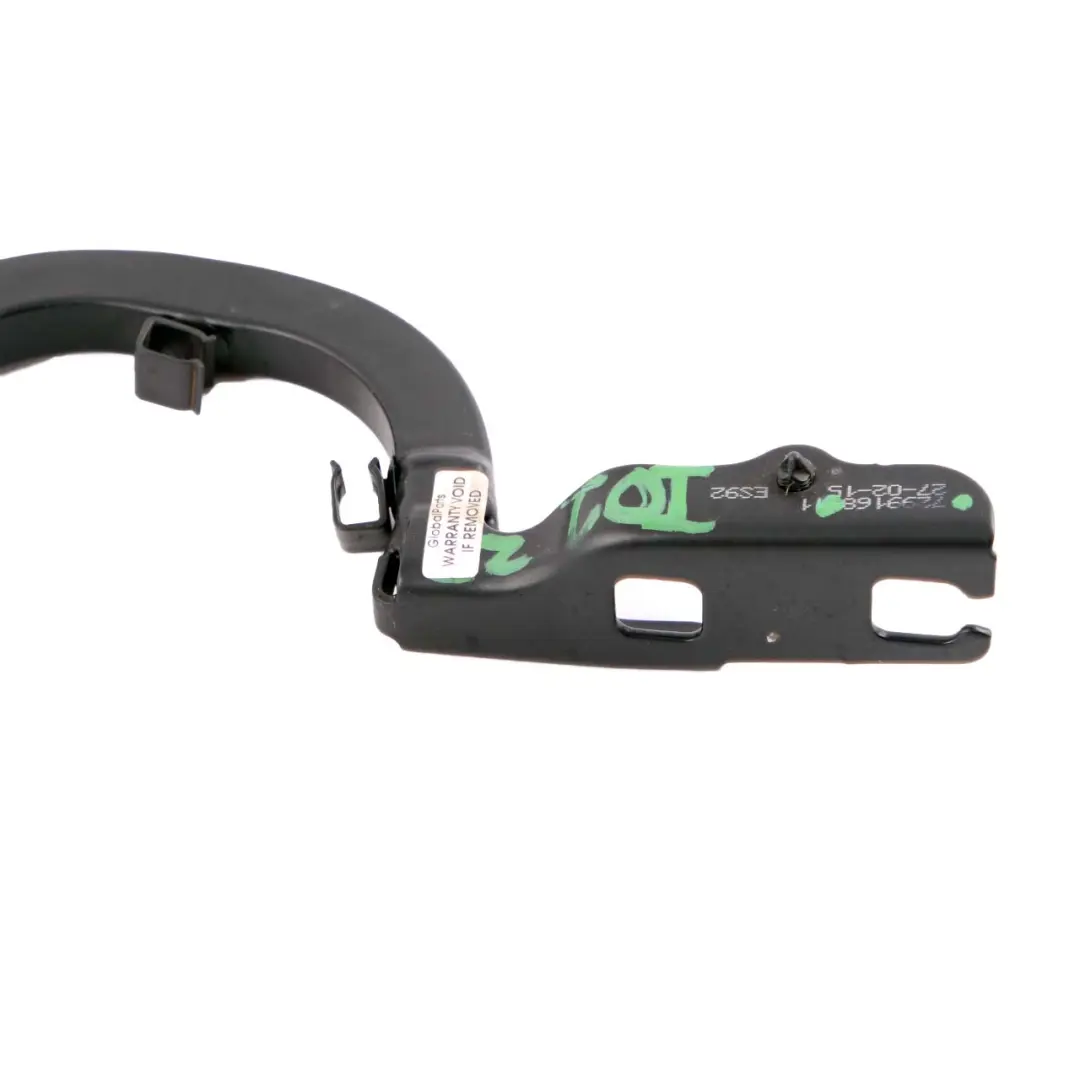 Hood Bonnet Hinge BMW i3 I01 Right Front Engine O/S Black to with Part number 7299168 Hood Bonnet Hinge BMW i3 I01 Right Front Engine O/S Black - SKU 7299168 - Part number 7299168