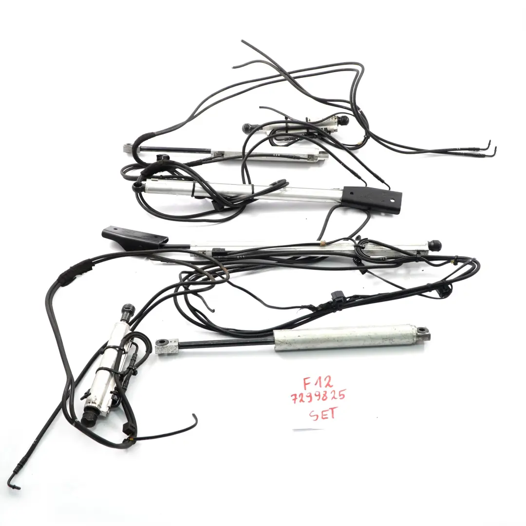 BMW F12 Convertible Folding Top Roof Left Right N/O/S Hydraulic Cylinder Set - SKU 7299825 - Part number 7299825