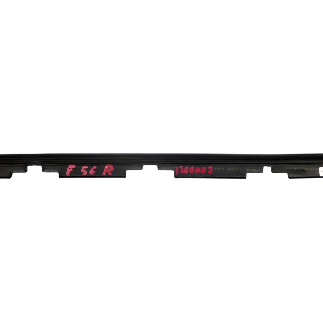 Mini Cooper F56 Right Side Roof Moulding Strip Schwarz Black O/S - SKU 7300002 - Part number 7300002